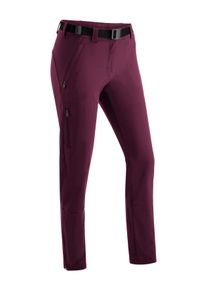 Funktionshose Maier Sports "Lana slim", Damen, Gr. 44, Normalgr&ouml;&szlig;en, pink (magenta), 91% Polyamid, 9% Elasthan, Hosen Funktionshose, Damen Wanderhose, atmungsaktive Outdoor-Hose, 3 Taschen, Slim Fit