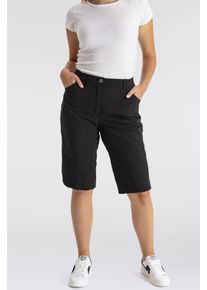 Bermudas KjBRAND "BETTY", Damen, Gr. 52, N-Gr, schwarz, Web, Obermaterial: 47% Baumwolle, 45% Polyester, 6% Viskose, 2% Elasthan, Basic schmal, Hosen Bermudas, Sommerhose Wash & Go