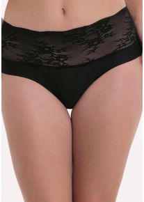Taillenslip ANITA SINCE 1886 "Essential Lace", Damen, Gr. S, schwarz, Obermaterial: 63% Polyamid, 28% Elasthan, 9% Baumwolle, unifarben, eng, Unterhosen Taillenslip, weich, feminin, elastisch, bequem, dekoratives Spitzenband