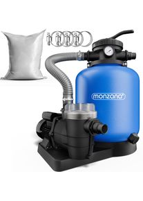 Monzana Depuradora filtro arena 9960 L/h prefiltro dep&oacute;sito XXL