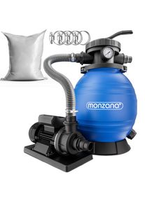 Monzana Depuradora piscina filtro de arena 10200L/h dep&oacute;sito XL