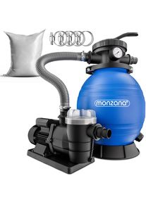 Monzana Depuradora filtro arena 9600L/h prefiltro dep&oacute;sito XL