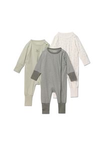 Tchibo - 3 kisgyerekpizsama - kisgyerek - m&eacute;ret 62/68 - feh&eacute;r/mint&aacute;s