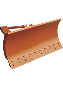 Eichinger Sneeuwschuiver voor heftrucks, met schraaprand van polyurethaan, schuifbreedte 1500 mm, oranje