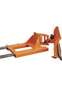 Eichinger Sneeuwschuif voor heftruck, met stalen schraaprand, schuifbreedte 1500 mm, oranje, 210 x 70 mm