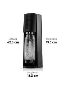 SodaStream Terra Megapack, Wassersprudler, Schwarz