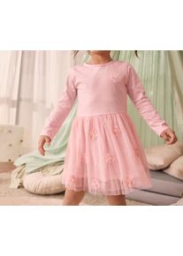 Tchibo - Kinder-Jerseykleid mit Pailletten - M&auml;dchen - Gr. 98/104 - hellrosa