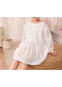 Tchibo - Kinder-Kleid - M&auml;dchen - Gr. 122/128 - wei&szlig;