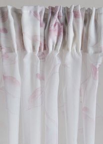 bonprix Perdea cu imprimeu floral (1 buc.), bej, &Icirc;/Lă: 145/140 cm