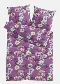 bonprix Lenjerie de pat din linou, mov, 1x 80/80 cm, 1x 135/200 cm