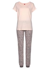 s.Oliver, Damer, Pyjamas, Pudder / Sort, St&oslash;rrelse XXL/XXXL