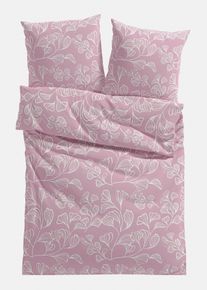 Parure de lit en linon - rose - taille 135x200 cm - 100% coton - bonprix