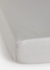 Drap-housse en viscose de bambou - gris - taille 100x200 cm - bonprix