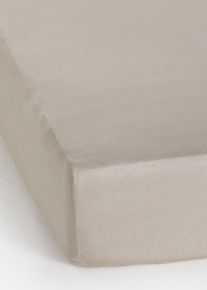 Drap-housse en viscose de bambou - gris - taille 100x200 cm - bonprix