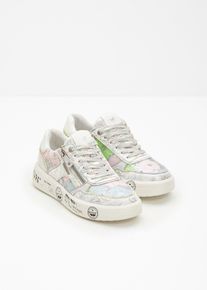 Sneakers Mustang &agrave; fermeture zipp&eacute;e - argent - taille 39 - bonprix