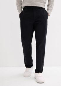 Pantalon chino loose 100% coton taille &eacute;lastiqu&eacute;e - noir - taille 40 avec coton - bonprix
