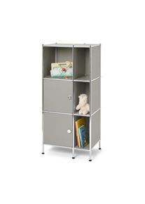 Tchibo - Metalowa p&oacute;łka &bdquo;Cn3 Kids&rdquo; - kolor: szary