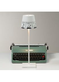 Zafferano Poldina x Peanuts Lampe de table sans fil, LED, &eacute;dition sp&eacute;ciale, LD0340BP4, Strip