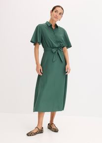 bonprix Blusenkleid mit Bindeband, gr&uuml;n