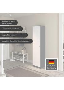Rauch Mehrzweckschrank &raquo;Garderobe Kleiderschrank Schrank Schuhschrank Putzschrank MINOSA&laquo; Breiten 47/69/91/136 cm, H&ouml;hen 197/210 cm, In 4 Breiten mit 