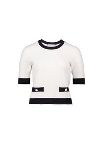 BETTY & CO Betty&Co Rundhalspullover &raquo;Feinstrickpullover mit Rundhalsausschnitt&laquo; bunt, Gr&ouml;&szlig;e 44