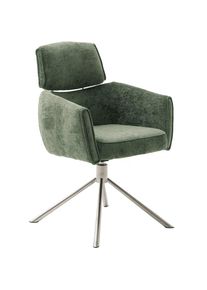 MCA furniture Esszimmerstuhl &raquo;QUEBEC&laquo; (Set) 2 Stk.(2er-Set), 360&deg; drehbar, Taschenfederkern, Sitzh&ouml;he ca. 51 cm