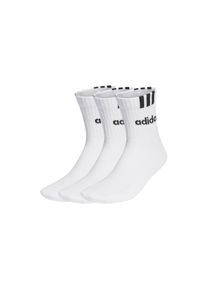 adidas originals Sneakersocken &raquo;Socken Cushioned 3S Linear 3er Pack&laquo; wei&szlig;, Gr&ouml;&szlig;e 37-39