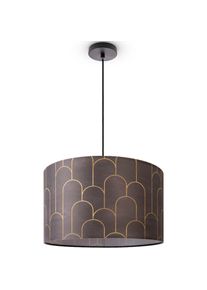 Paco Home Pendelleuchte &raquo;Hugo Pillar&laquo; E27 H&auml;ngeleuchte Vintage Wohnzimmerlampe Mit Lampenschirm Modern