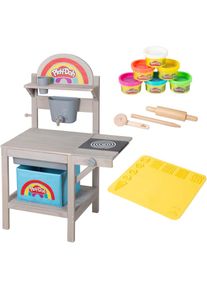 Roba Outdoor-Spielk&uuml;che &raquo;Play-Doh&laquo; inkl. Knete, 3D-Kreativmatte; FSC - sch&uuml;tzt Wald