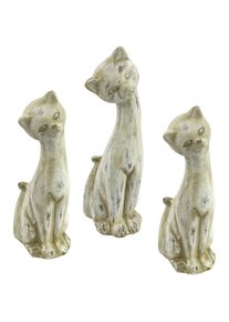 I.GE.A. Tierfigur &raquo;Antik-Keramikkatze&laquo; (3er Set)