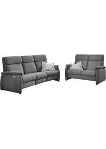 Home Affaire Polstergarnitur &raquo;Turin, 2,5- & 3-Sitzer mit elektrischer Relaxfunktion&laquo; Set, 4 tlg. tlg. inkl. Tisch, USB & Steckdose, Federkern & 