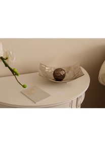 MyFlair M&ouml;bel & Accessoires Dekoschale &raquo;Jasmin, silber&laquo; silberfarben