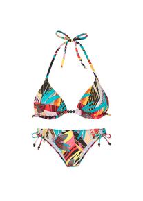 Bruno Banani Triangel-Bikini &raquo;Onyx&laquo; mit Perlen-Accessoires bunt, Gr&ouml;&szlig;e 38