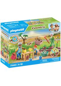 Playmobil Konstruktions-Spielset &raquo;Idyllischer Gem&uuml;segarten bei den Gro&szlig;eltern (71443), Country&laquo; teilweise aus recyceltem Material; Made in Europe