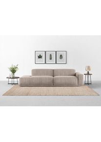 Trendmanufaktur &raquo;Braga, mit hochwertigem Kaltschaum, Megasofa, in Cord erh&auml;ltlich&laquo; modernes Big-Sofa, Couch mit hohem Sitzkomfort, 277/72/107 cm (B/H/