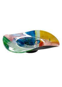 Gilde Dekoschale &raquo;Milano&laquo; handbemalt; Nur zu dekorativen Zwecken, H&ouml;he 12,5 cm