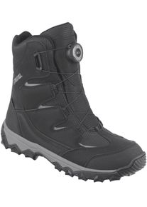 Stiefel Meindl "Meindl Edmonton GTX Boa schwarz", Herren, Gr. 46, schwarz, Mesh, Veloursleder, unifarben, Schuhe Stiefel, Boa-Verschluss, warm & wasserdicht