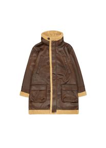 Winterjacke Alpha Industries "B-7 Arctic Parka", Herren, Gr. M, braun (vintage braun), Obermaterial: 100% Polyester, Jacken Winterjacke