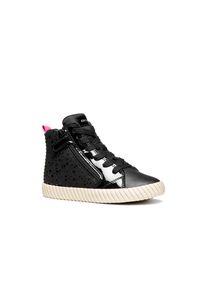 Geox Sneaker &raquo;J MIRROLESS GIRL&laquo; Schn&uuml;rboots mit Warmfutter, Gr&ouml;&szlig;enschablone zum Download schwarz, Gr&ouml;&szlig;e 29