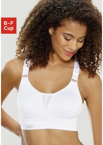 Sport-BH VENICE BEACH, Damen, Gr. 90, Cup C, wei&szlig;, Microtouch, Obermaterial: 90% Polyester (COOLMAX), 10% Elasthan (LYCRA), BHs Sport-BH, ohne B&uuml;gel aus COOLMAX-Material