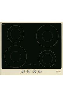 Smeg Induktions-Kochfeld "SI764POM", beige (natur), B:59,6cm H:5cm T:51cm, Kochfelder, Induktions-Kochfeld