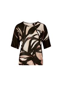 BETTY & CO Betty&Co Rundhalspullover &raquo;Feinstrickpullover mit Print&laquo; schwarz, Gr&ouml;&szlig;e 38