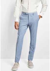 Anzughose Cinque "CIMONOPOLI-H", Herren, Gr. 94, L-Gr, blau (hellblau), Web, Obermaterial: 53% Polyester, 43% Schurwolle, 4% Elasthan, unifarben, schmal lang, Hosen Anzughose, mit Paspeltaschen hinten