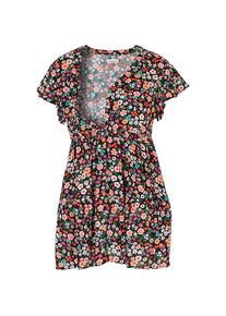 bonprix Umstandstunika &raquo;Umstands- und Stillbluse aus Viskose&laquo; mit Stillfunktion, aus leichtem, atmungsaktivem Material schwarz, Gr&ouml;&szlig;e 44