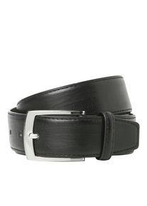 Jack & Jones Lederg&uuml;rtel JACK & JONES "JACMARKUS BELT NOOS", Herren, Gr. 95, schwarz, Kunstfaser, unifarben, G&uuml;rtel Lederg&uuml;rtel