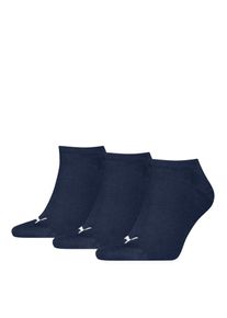 Puma Sneakersocken &raquo; UNISEX SNEAKER PLAIN 3P&laquo; 3 Paar, 3 Paar tlg. mit kleinem Logo blau, Gr&ouml;&szlig;e 43-46