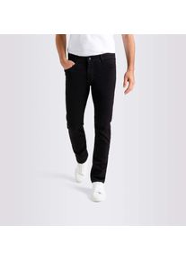 Tapered-fit-Jeans MAC "Jog&acute;n Jeans", Herren, Gr. 33, L&auml;nge 30, schwarz (schwarz schwarz clean), Denim/Jeans, Obermaterial: 89% Baumwolle, 9% Polyester, 2% Elasthan, unifarben, regular fit lang, Jeans Tapered-fit-Jeans, im Five-Pocket Style