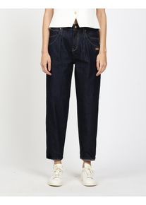 High-waist-Jeans Gang "94IVY", Damen, Gr. 29, N-Gr, blau (prewashed), Denim/Jeans, Obermaterial: 88% Baumwolle, 9% Elastomultiester, 3% Lyocell, regular fit kn&ouml;chelfrei, Jeans High-waist-Jeans, mit hohem Stretch-Anteil, O-Shape