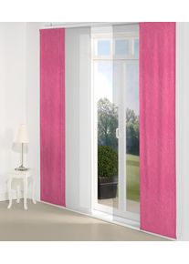 Schiebegardine WIRTH "Lahnstein" Gr. 3, pink, B:60cm H:225cm, Jacquard, Polyester, Gardinen, Schiebegardine, Inkl. Montagezubeh&ouml;r