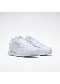 Sneaker Reebok CLASSIC "CLASSIC LEATHER", M&auml;dchen, Gr. 30, wei&szlig;, Leder, Synthetik, Textil, Schuhe Sneaker
